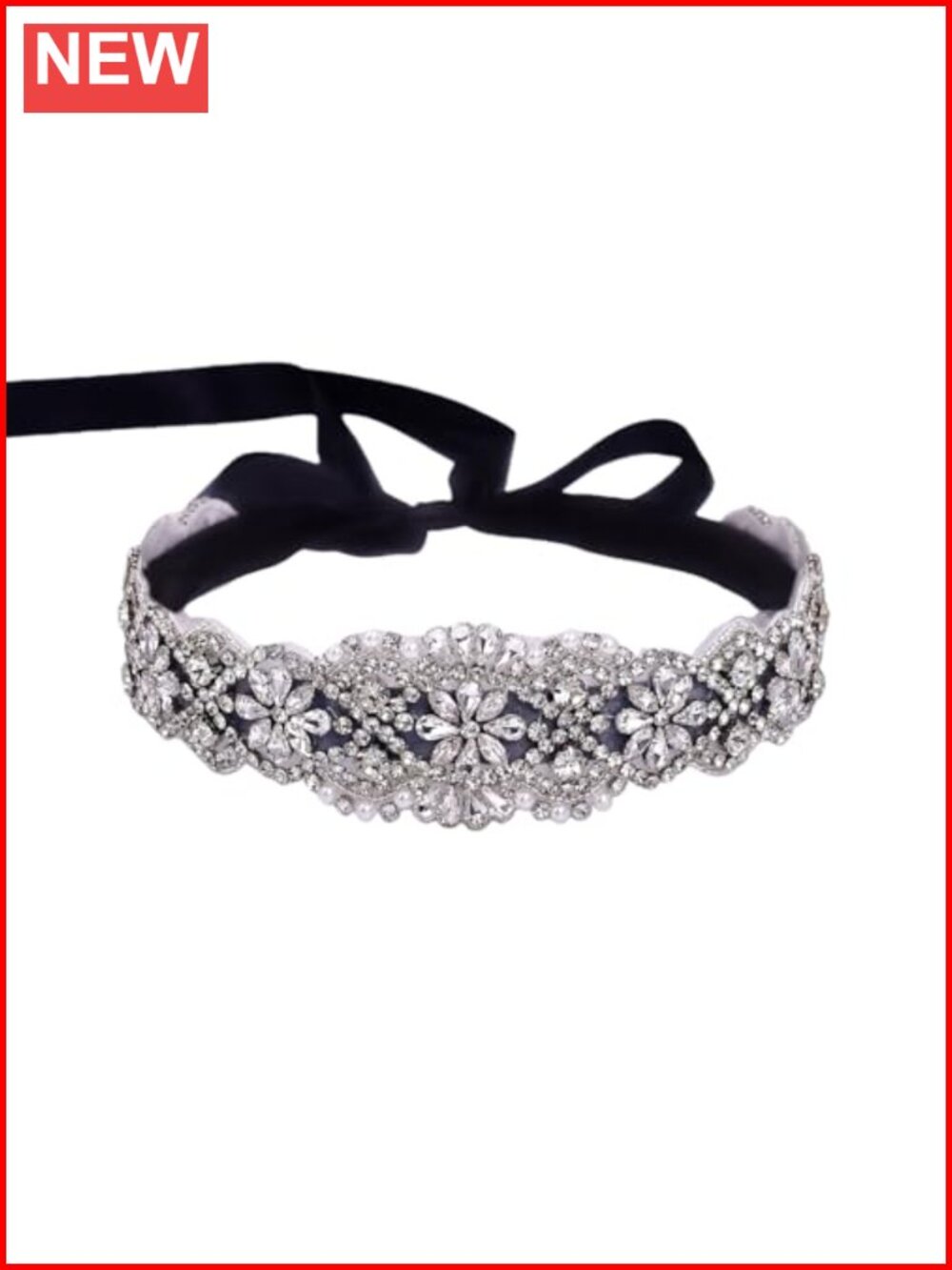 Crystal Thin Wedding Belt Sash Bridal Sash for Bridesmaid Flower Girl Dress